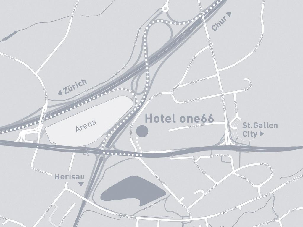 Hotel One66 St. Gallen Exterior foto